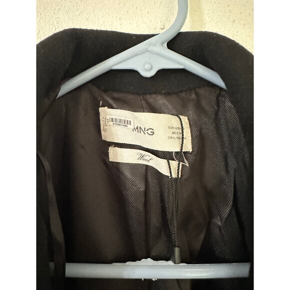 MANGO WOOL OVERSIZED COAT M - Picture 3 of 7